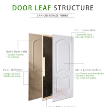 GO-B1 Doors puerta 3mm piel para puerta hdf door skin ply wholesale smooth swing